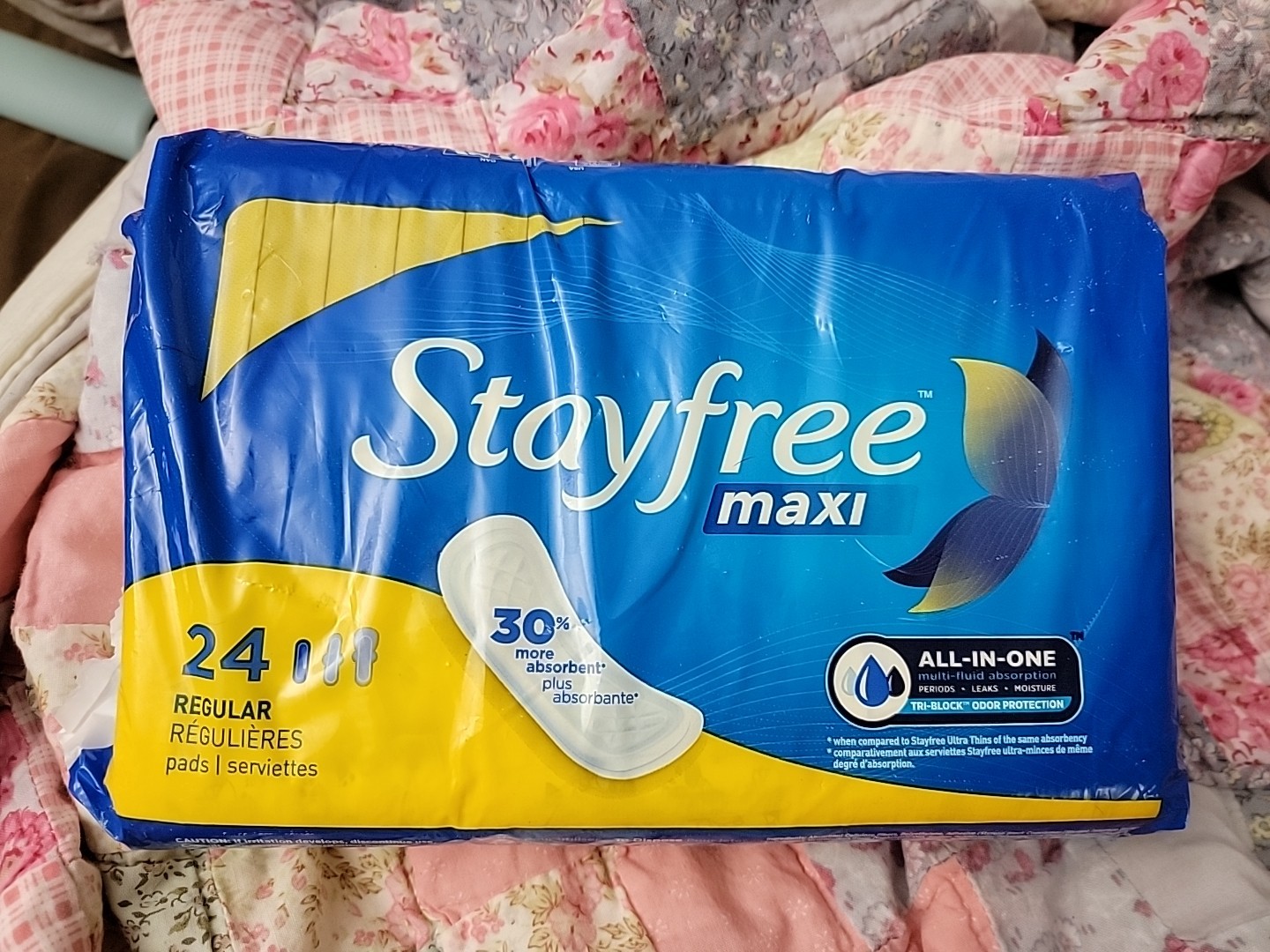 Reg Maxi Pad 24c Size 24ct Stayfree Regular Maxi Pad 24ct