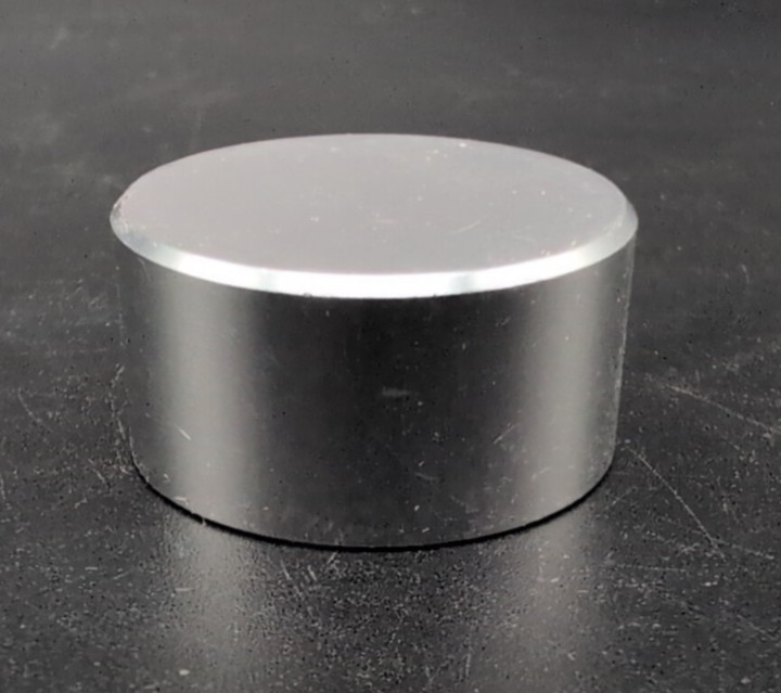 VINTAGE ALUMINUM STEREO CONTROL KNOBS LARGE NOS (Qty 4)