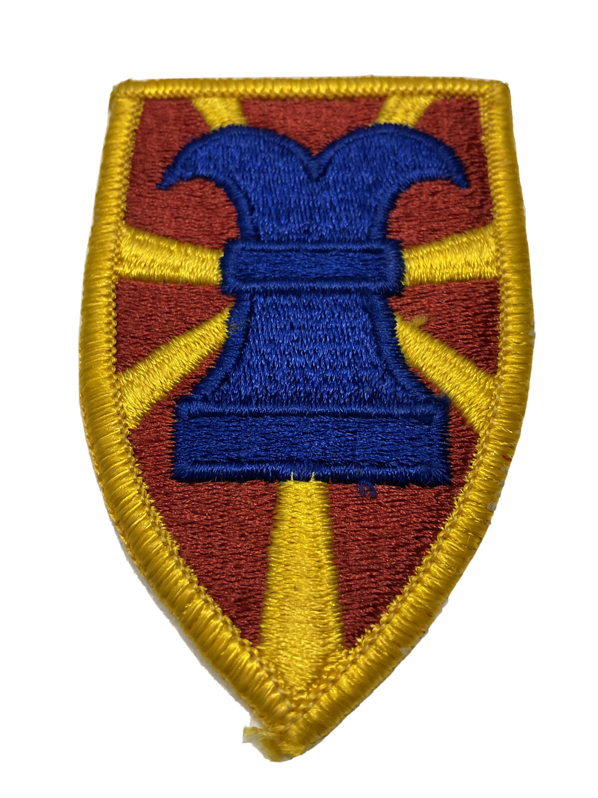 VIETNAM ERA U.S. ARMY 7th TRANSPORTATION BRIGADE COLOR MERROWED EDGES PATCH