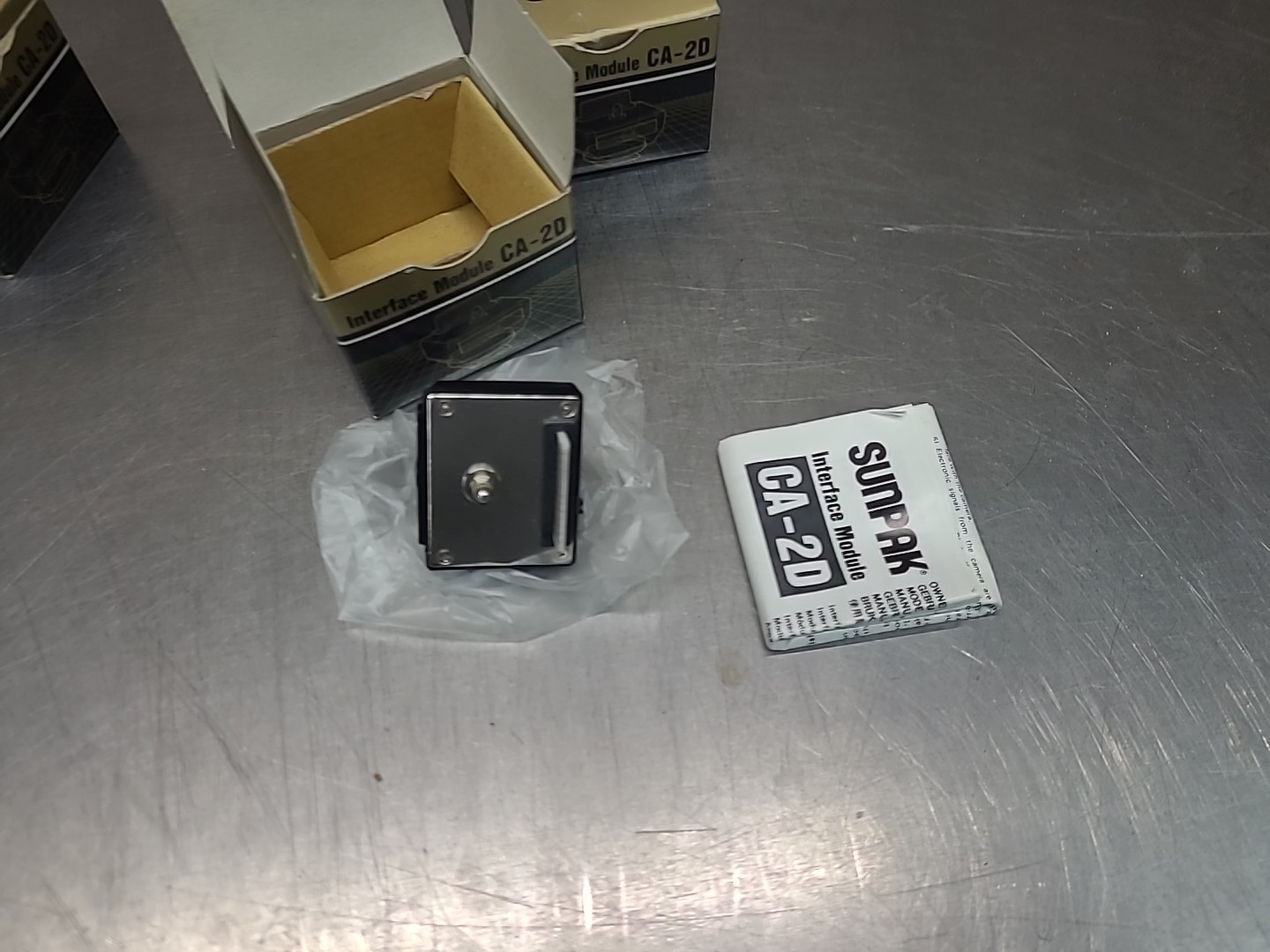 4 PCS Sunpak CA-2D Interface Module for Canon 651-040