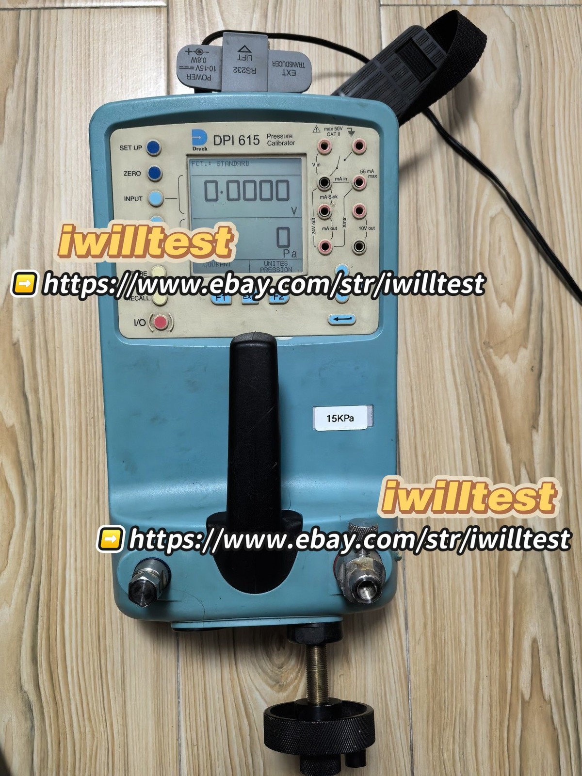 1PCS Used Druck DPI615 15KPa Pressure Calibrator by express