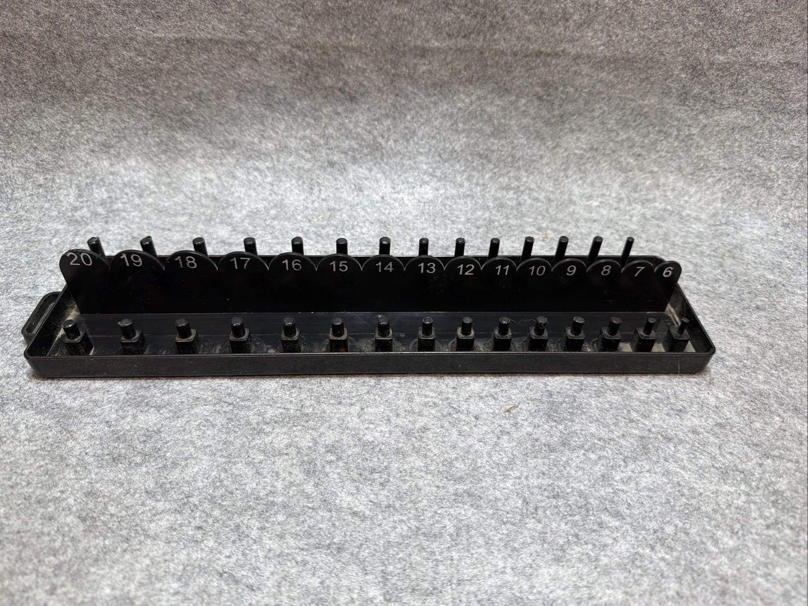 3/8'' IN INCH DR DRIVE METRIC 6mm - 20mm Shallow & Deep Socket Organizer Holder