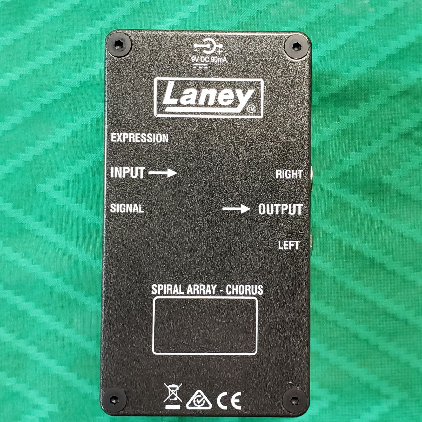 Laney Black Country Customs Spiral Array Chorus Triple Mode Effects Guitar Pedal