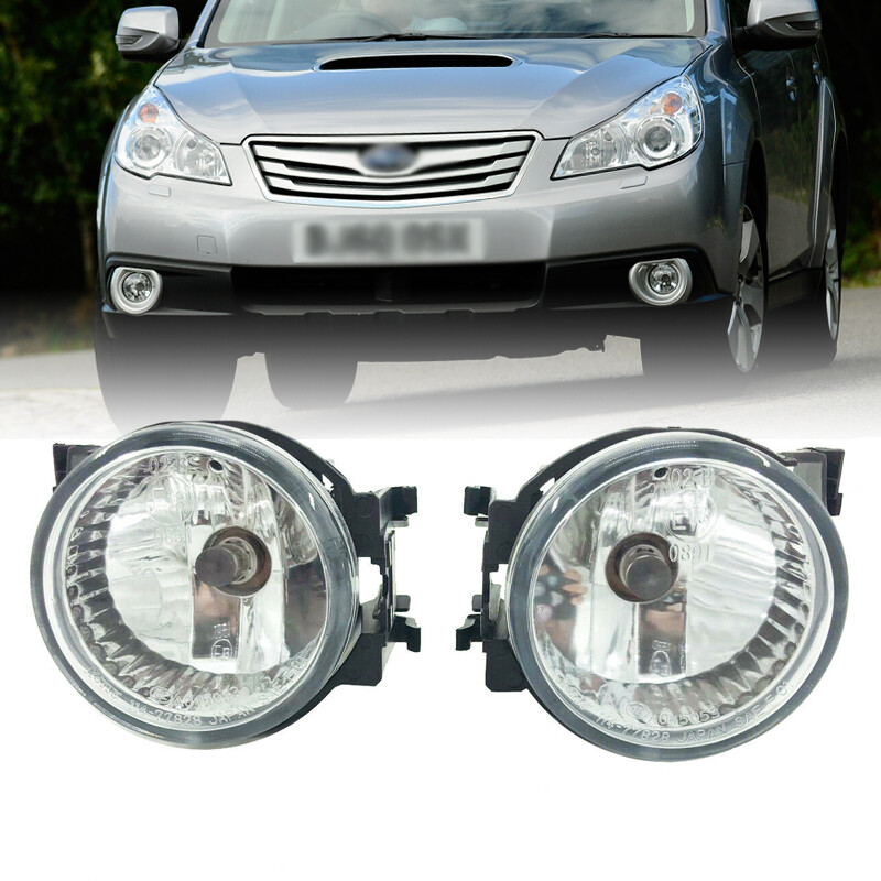 For 2013 2014 Subaru WRX STI Impreza Legacy Front Fog Lights Lamps W/ Bulbs Pair