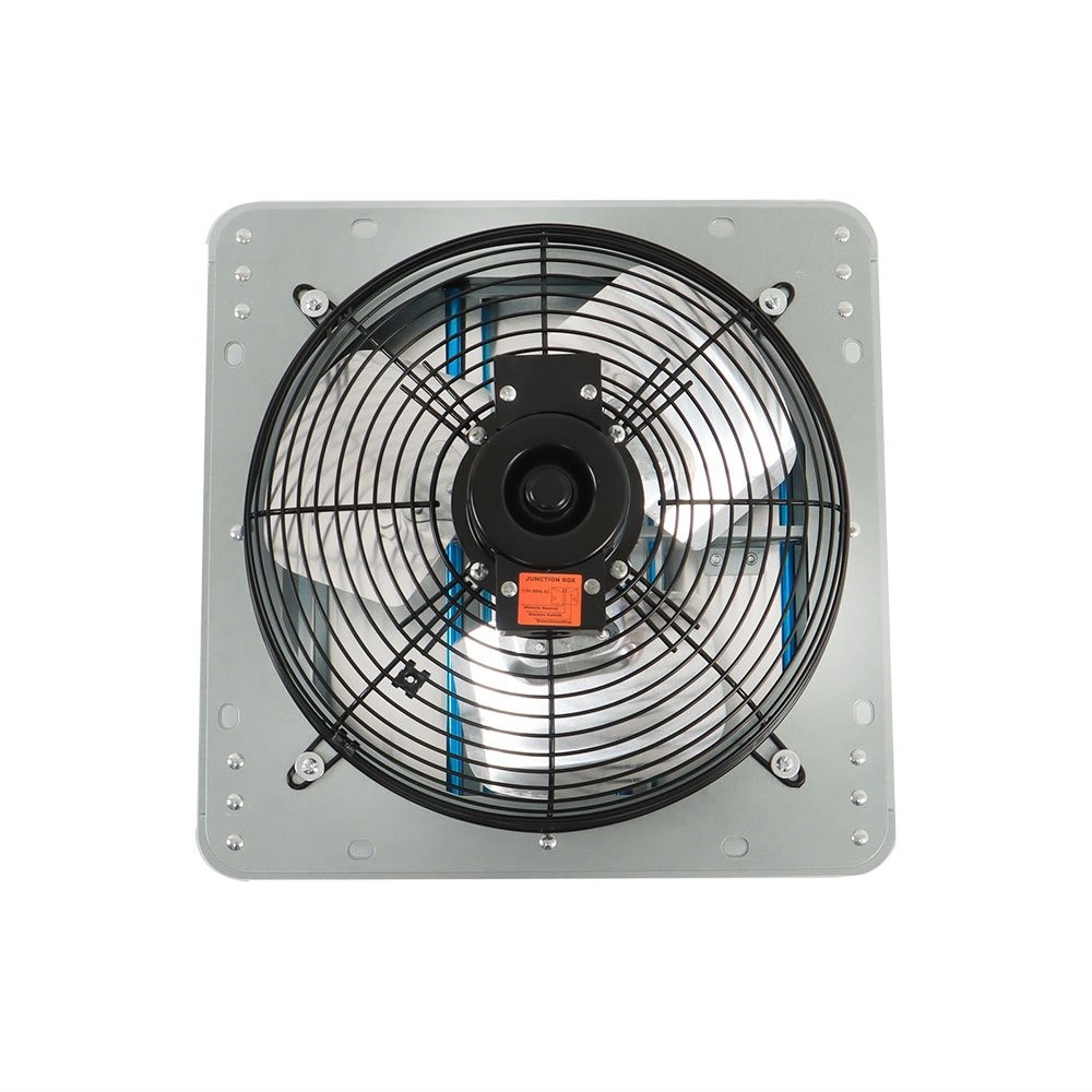 12" Exhaust Fan Ventilation Extractor Wall-Mounted Square Blower W/Controlle