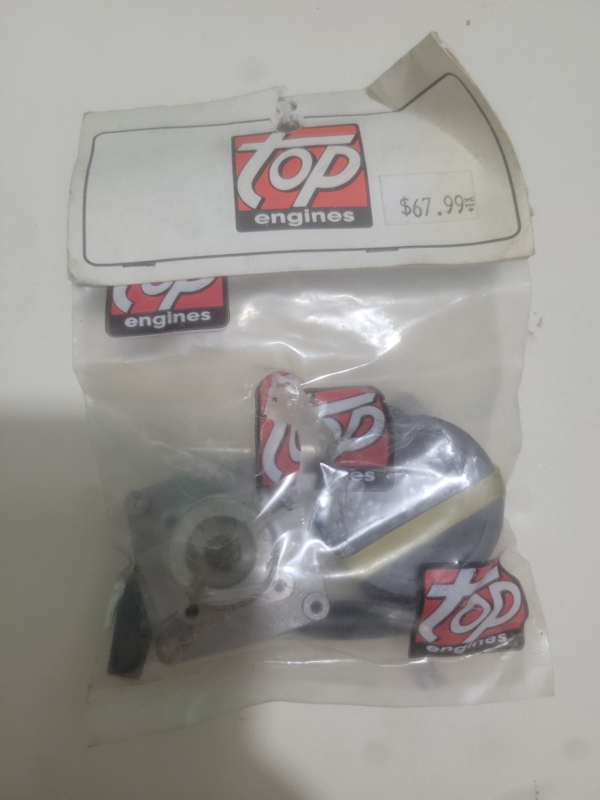 VINTAGE TOP ENGINES NOVAROSSI ENGINE PULLSTARTER WITH BACKPLATE 22605(see desc)