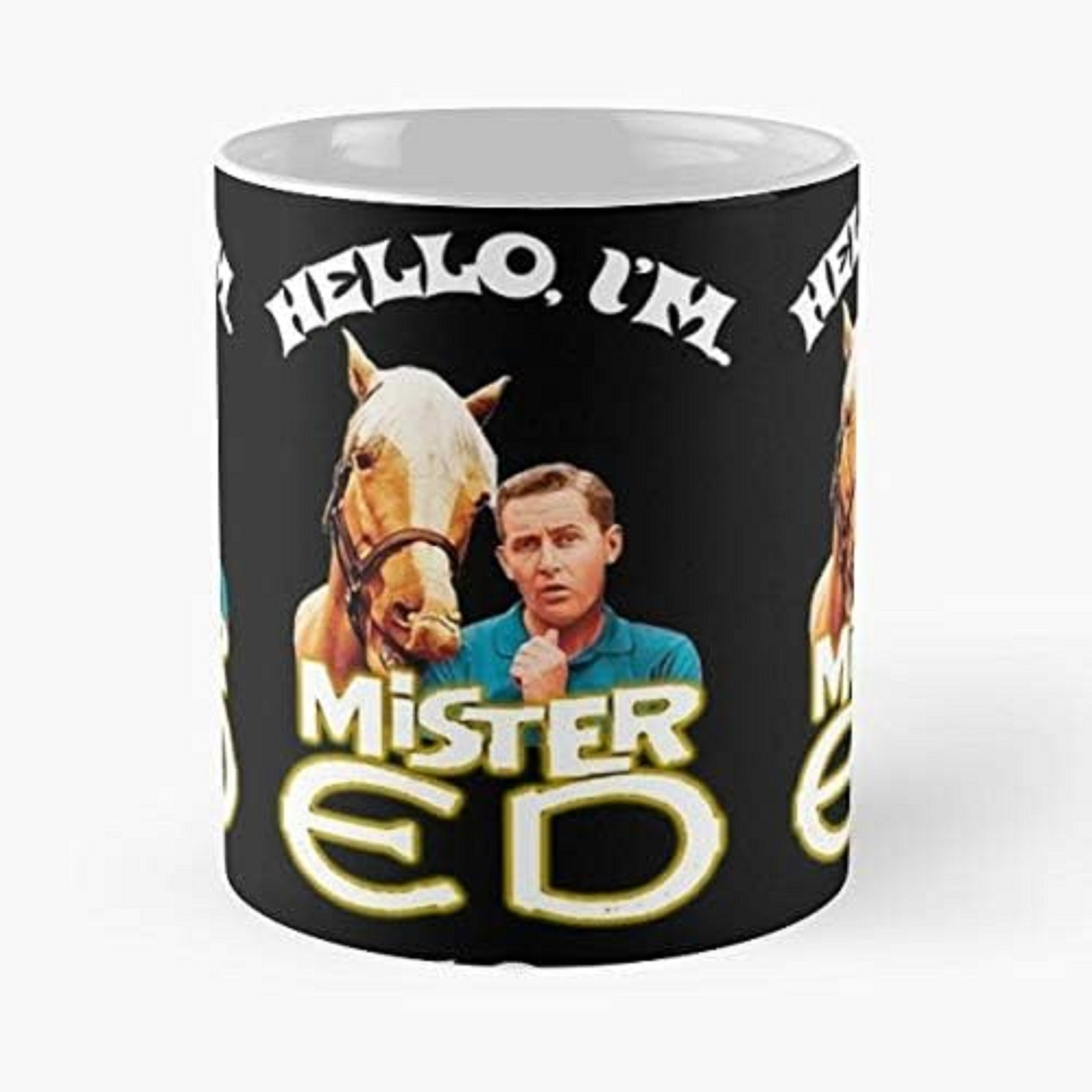 Mister Ed Morning Coffee Mug 11oz Ceramic Novelty Holiday Gift Cup