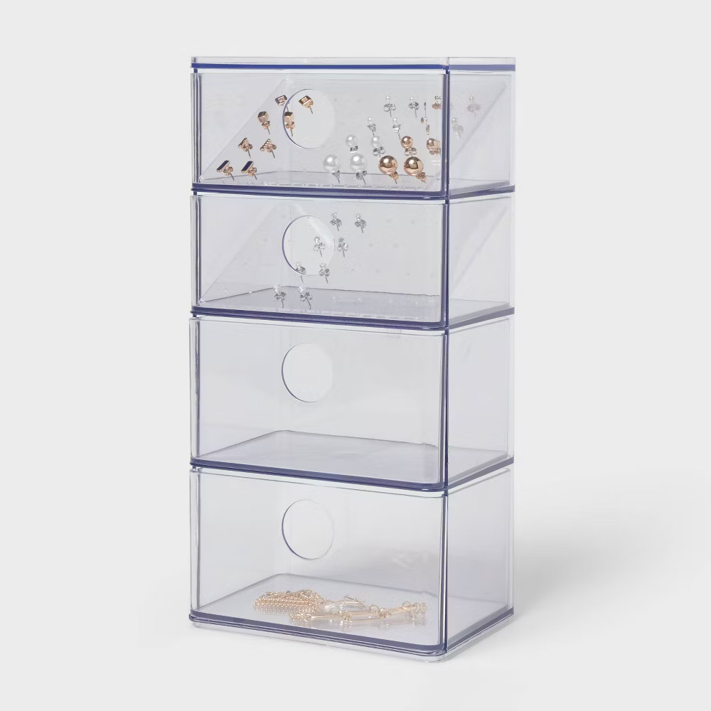 Acrylic Accessory Organizer with Drawer - Brightroom