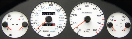 Lockwood Fiat Punto GT Mk1 1994-1999 BLUE (W) Dial Kit 40VVV