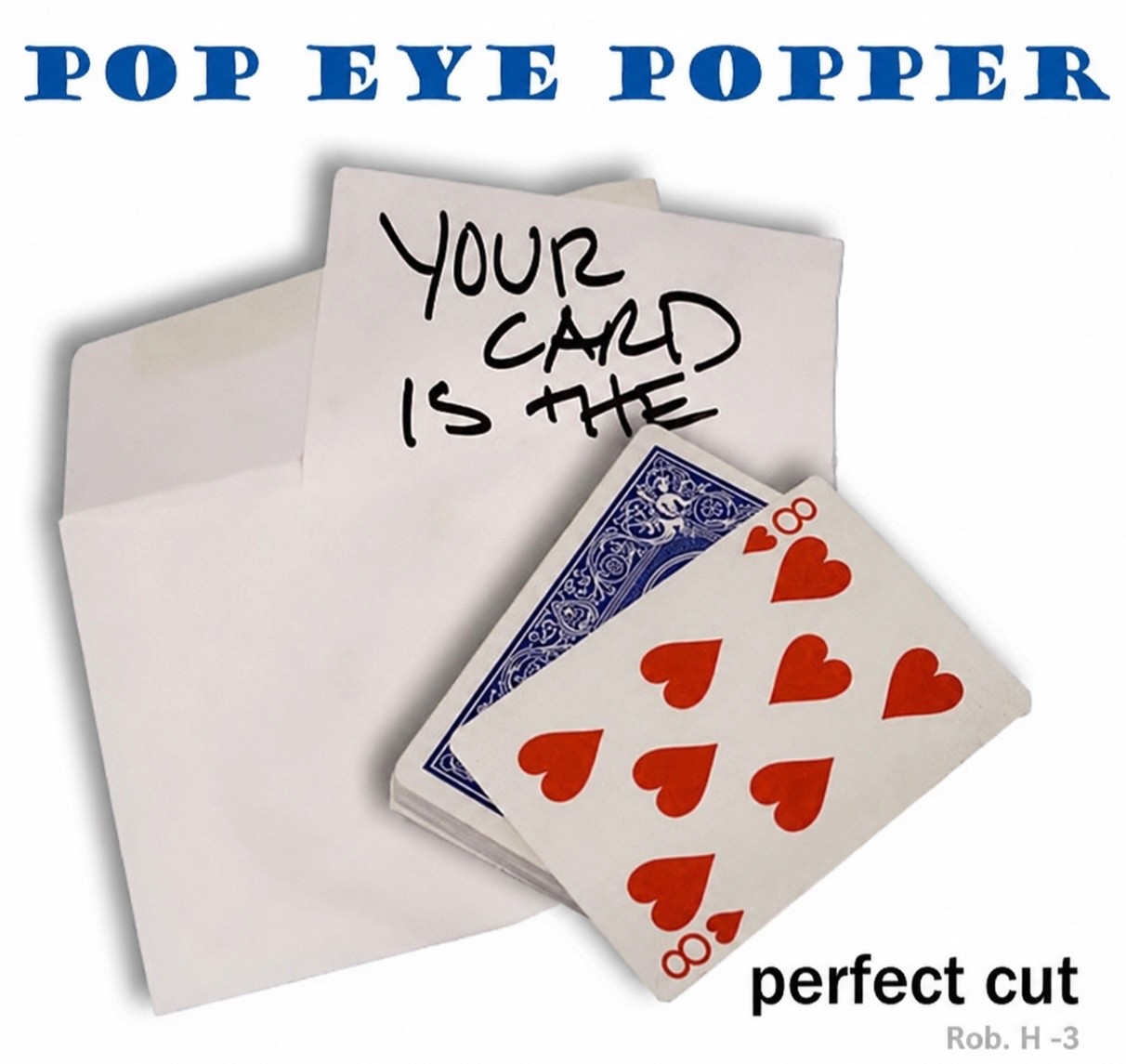 POP EYE POPPER BLUE BICYCLE DECK Force Card Magic Trick Eyed Perfect Cut Mental