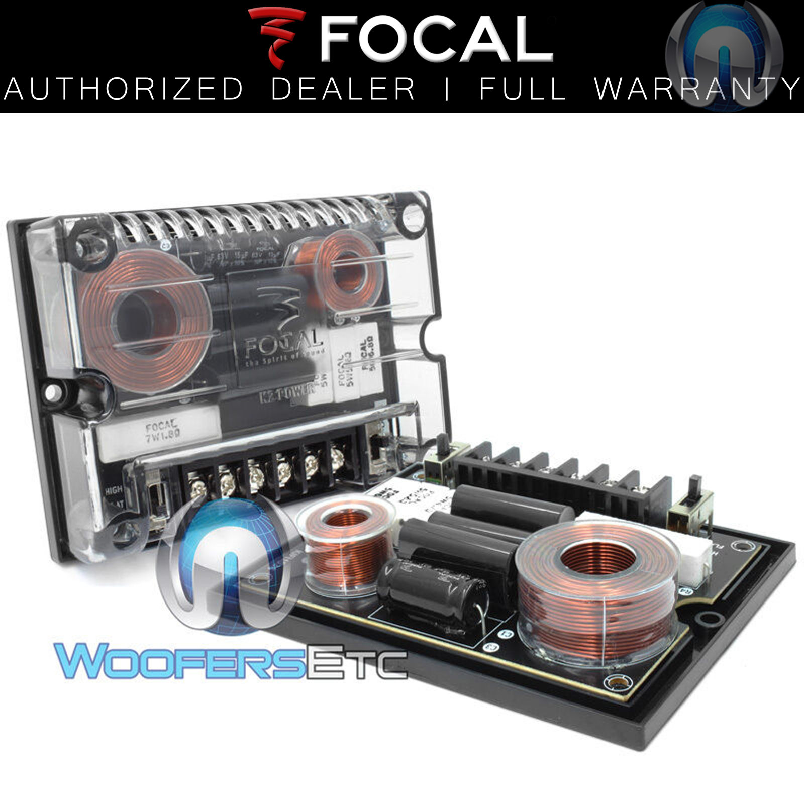(2) FOCAL KR-XO 2-WAY PASSIVE CROSSOVERS FOR 165KR SPEAKERS AND TWEETERS NEW