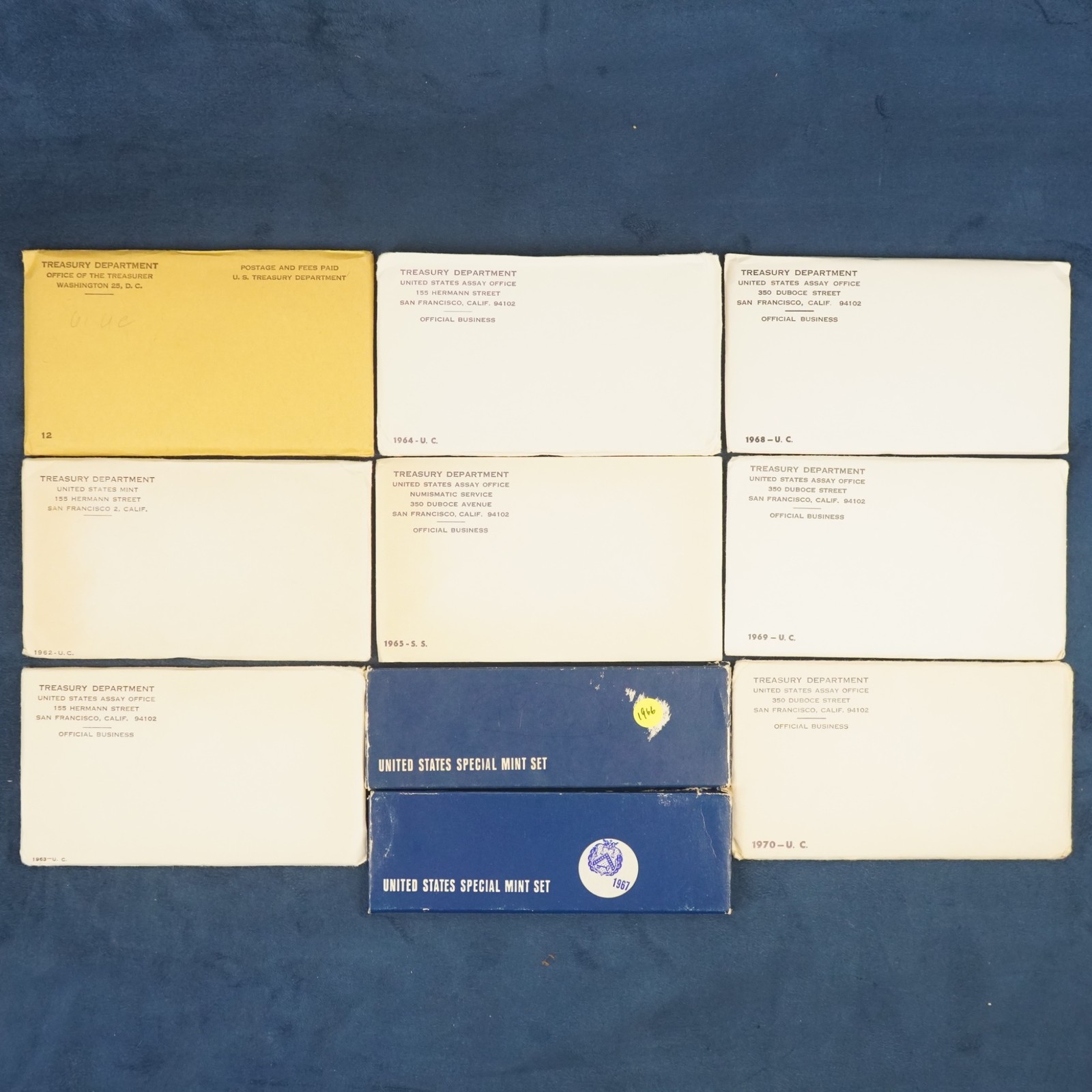 1961-1970 U.S. Mint & Special Uncirculated Sets, 40% & 90% Silver - Free Ship US