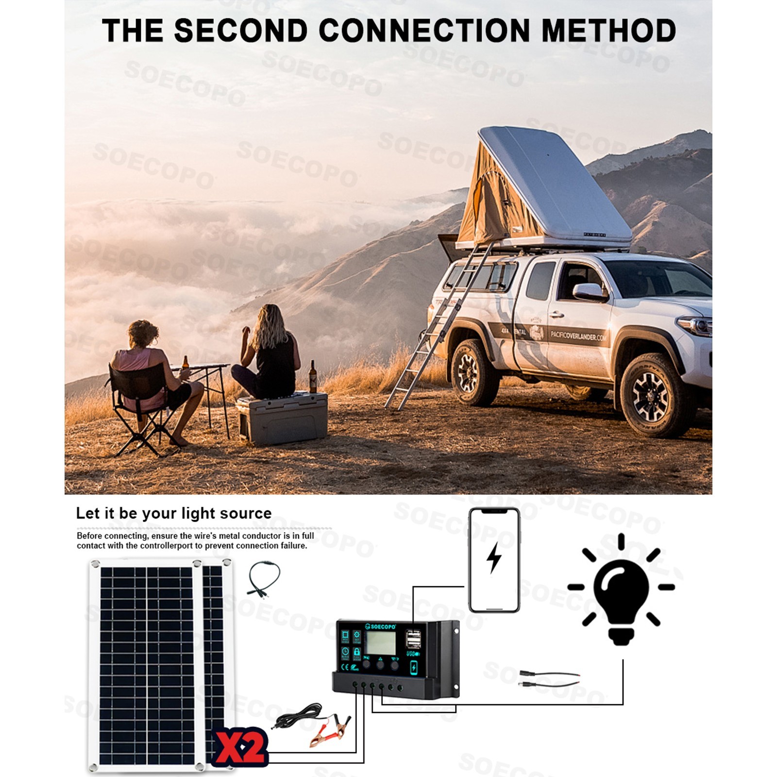 10000W Solar Kit | Includes Inverter, 2pcs 200W Solar Panels 100A Controller.