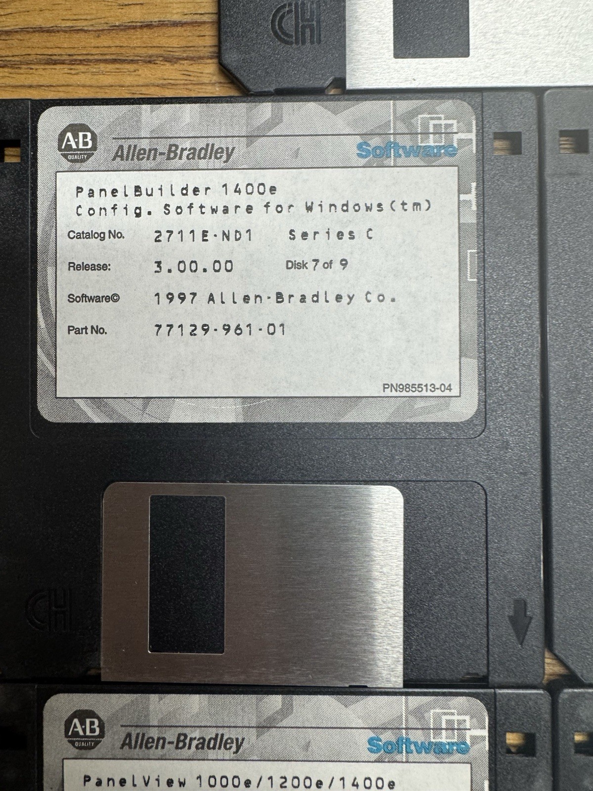 Allen Bradley Software Floppy Disk Lot