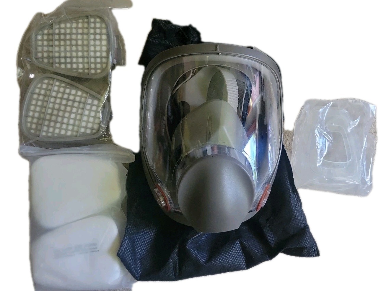 Open Box New full face gas mask painting spraying respirator
