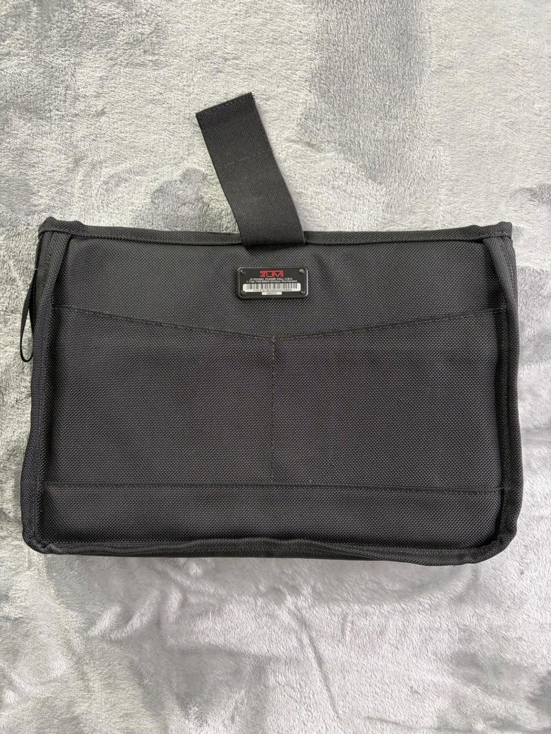 Tumi Alpha 260503 Black Ballistic Nylon Laptop Sleeve Case 14 Inch Padded