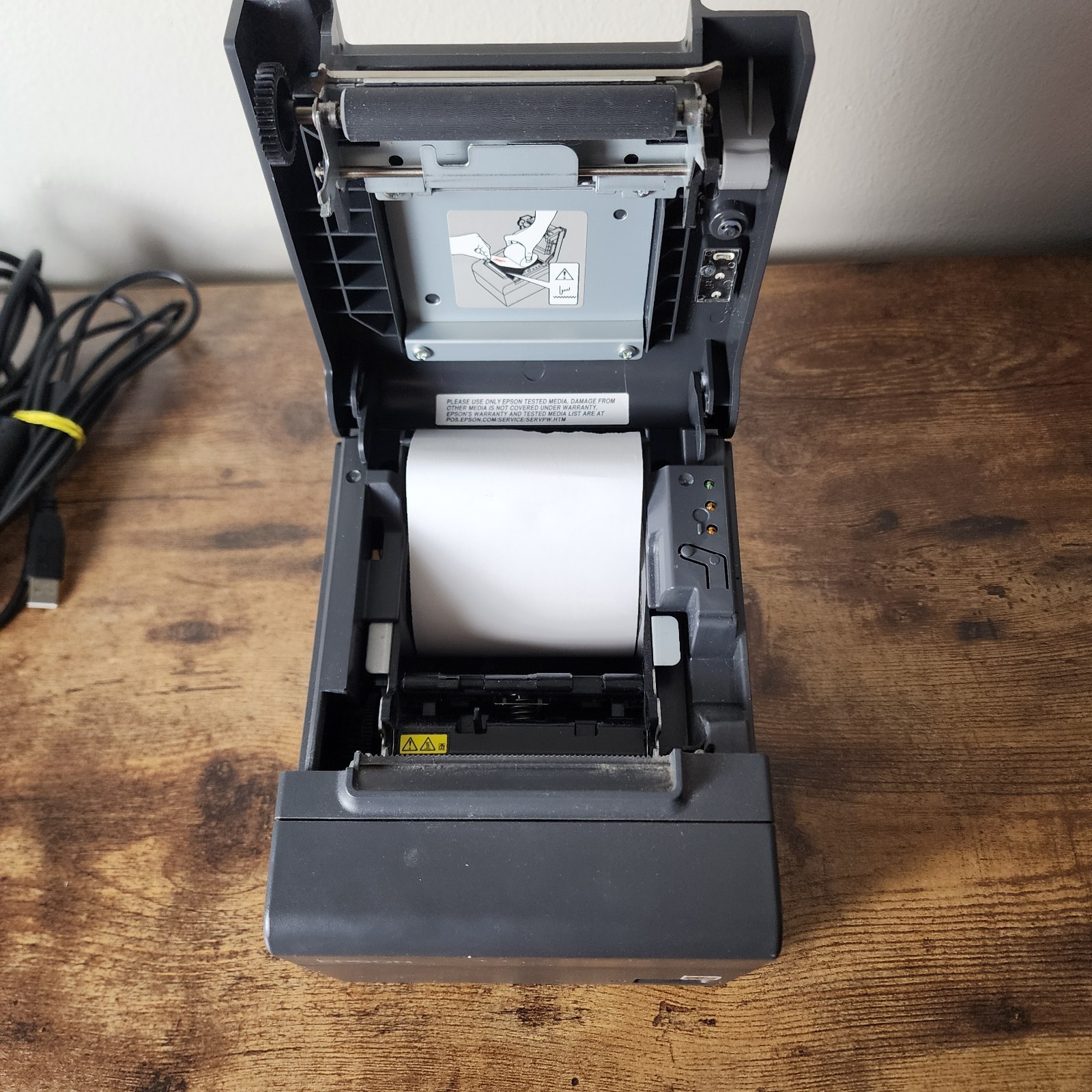 Epson TM-T20II with both USB +Serial Receipt Printer for kitchen restaurant