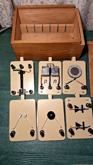 Vintage Set Semiconductor Devices Educational Aids Physics School Russia USSR 70