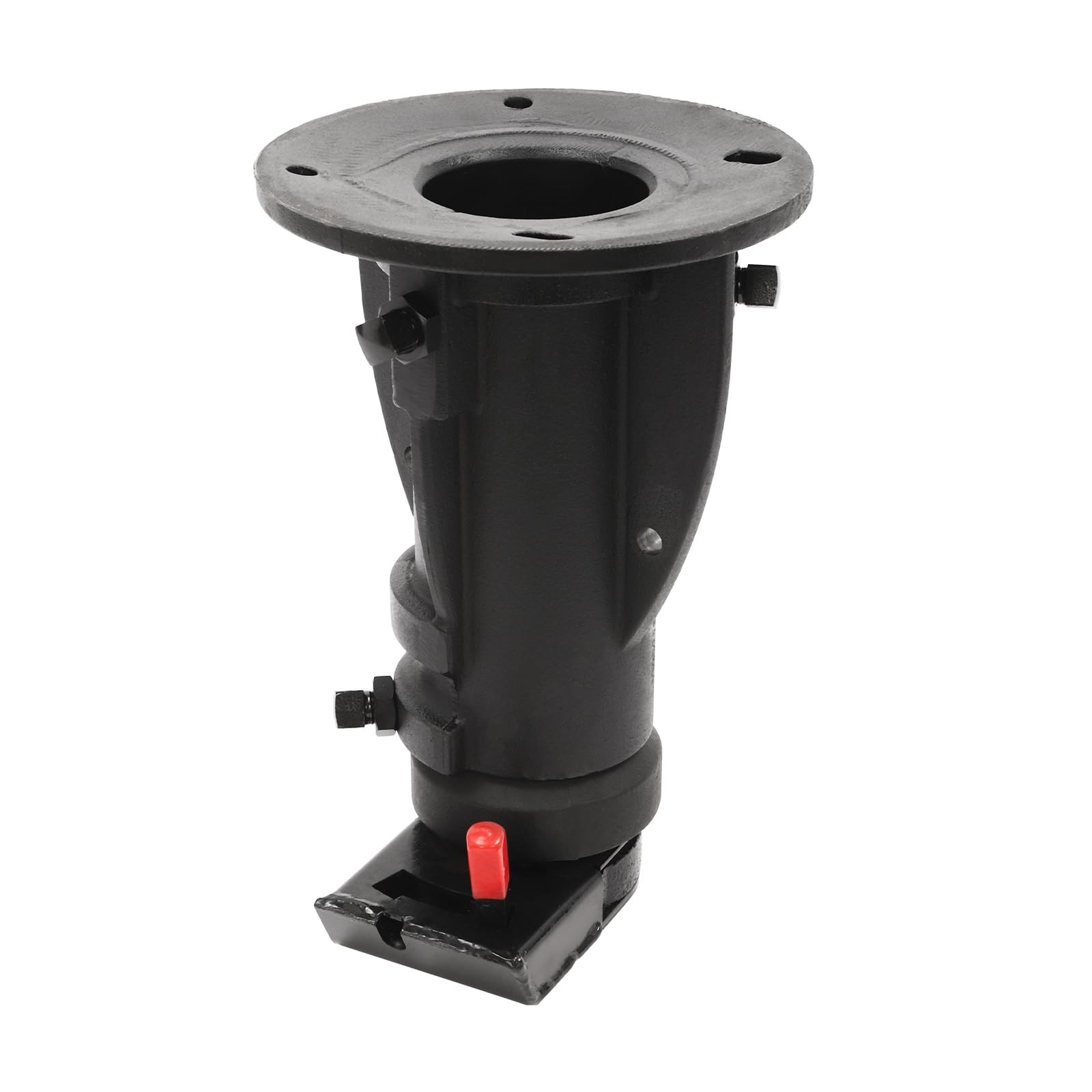 12-16 Adjustable Gooseneck Adapter, Black Fifth Wheel Camper Rv Adapter Hitch