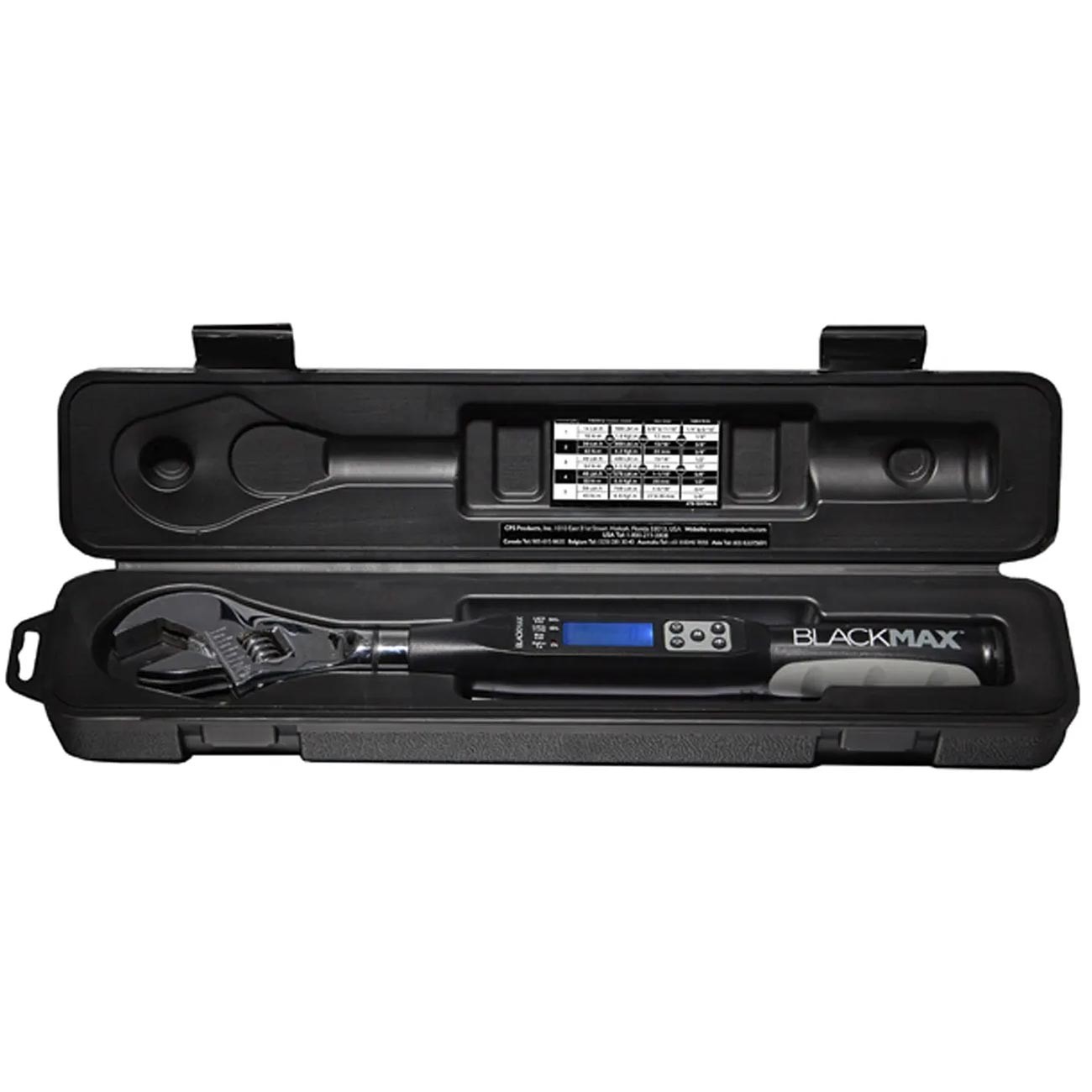 BlackMax BTLDTW CPS Digital Torque Wrench HVAC Flare Nut Tool Adjustable 8-85 Nm