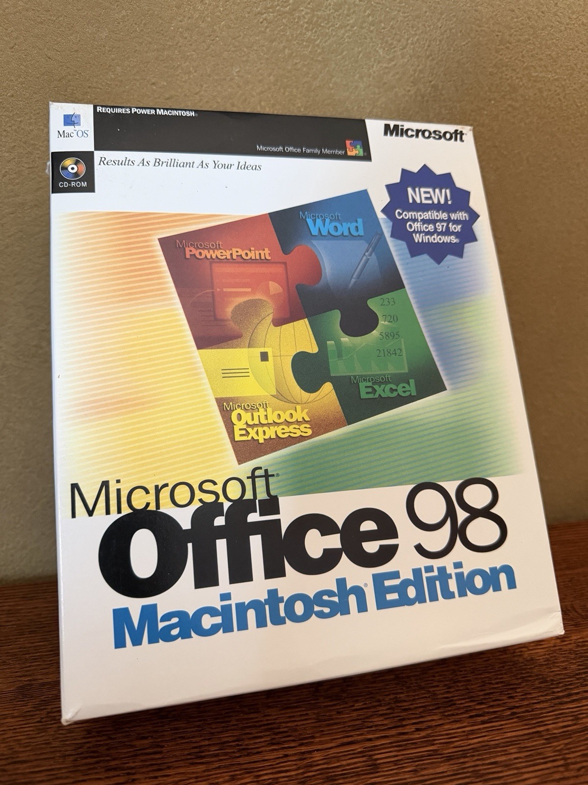 Microsoft Office 98 Macintosh Edition with CD Key