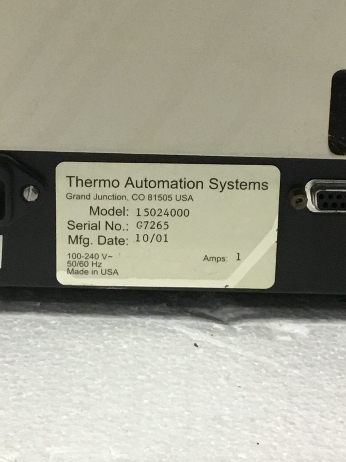 Thermo Automation System 15024000 Auto Sampler Base Unit WORKING FREE SHIPPING