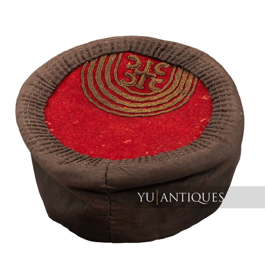 WW1 Serbia Montenegro 4C Cross Symbol Insignia Traditional Ethnic Vintage Cap
