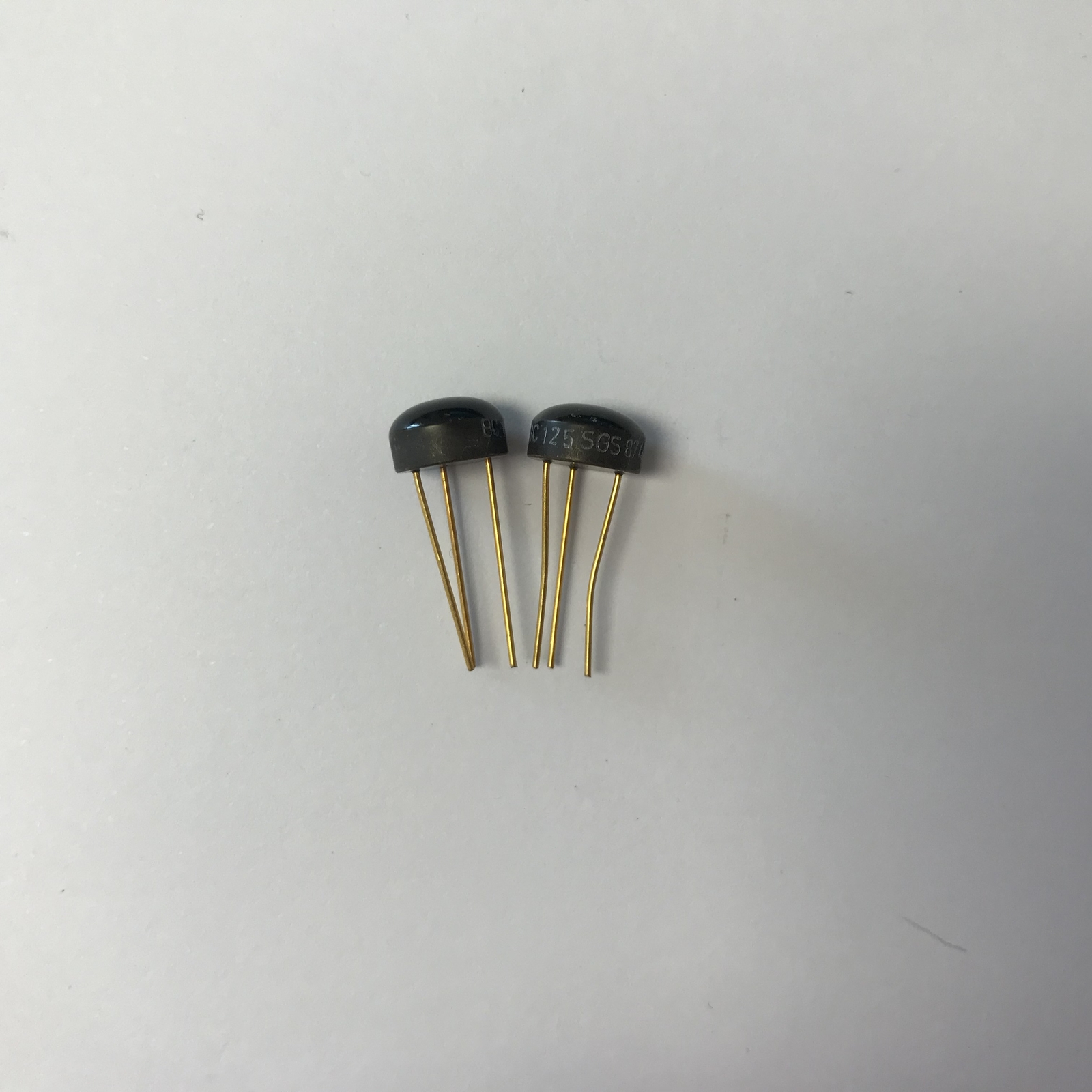 BC125 SGS ATES NPN TRANSISTOR x2PCS