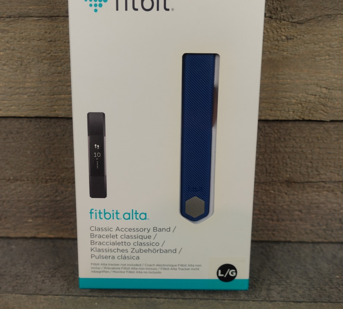 Fitbit Alta (Navy Blue) Classic Accessory LARGE Replacement Band - NEW SEALED!