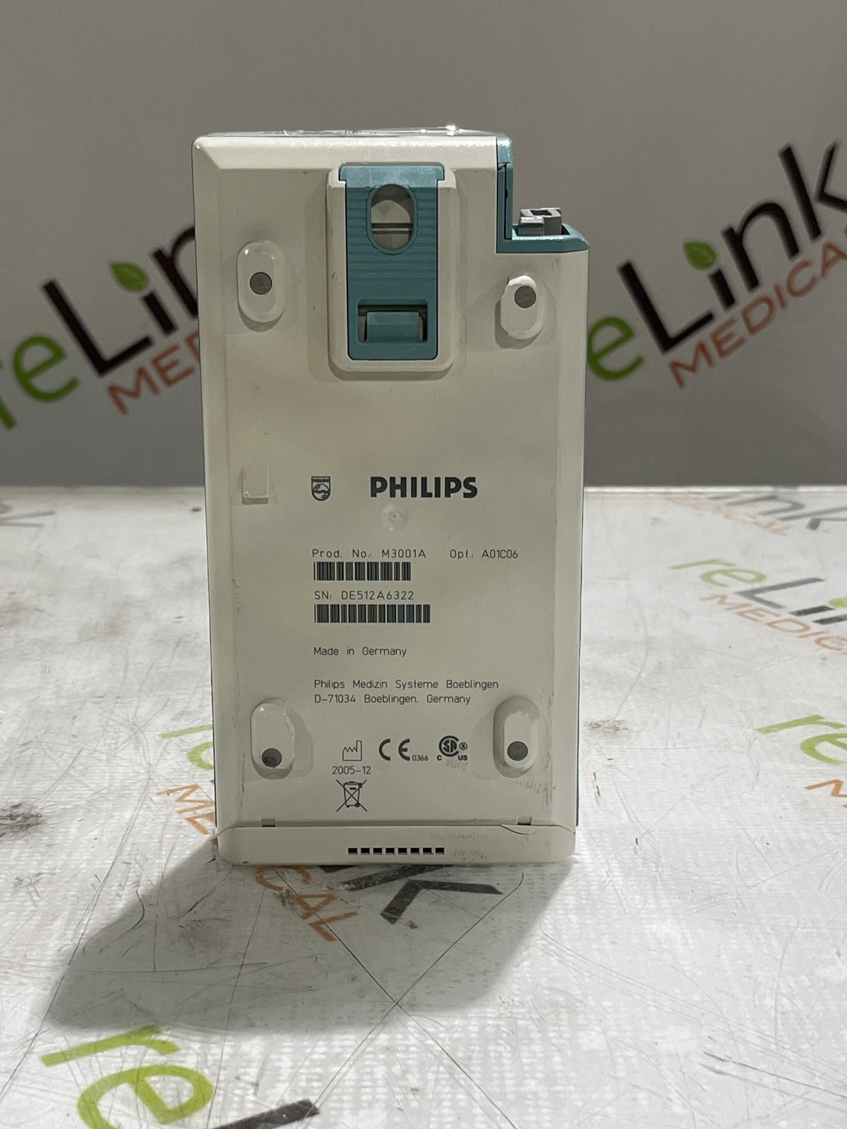 Philips M3001A-A01C06 Fast SpO2, NIBP, ECG, Temp, IBP MMS Module
