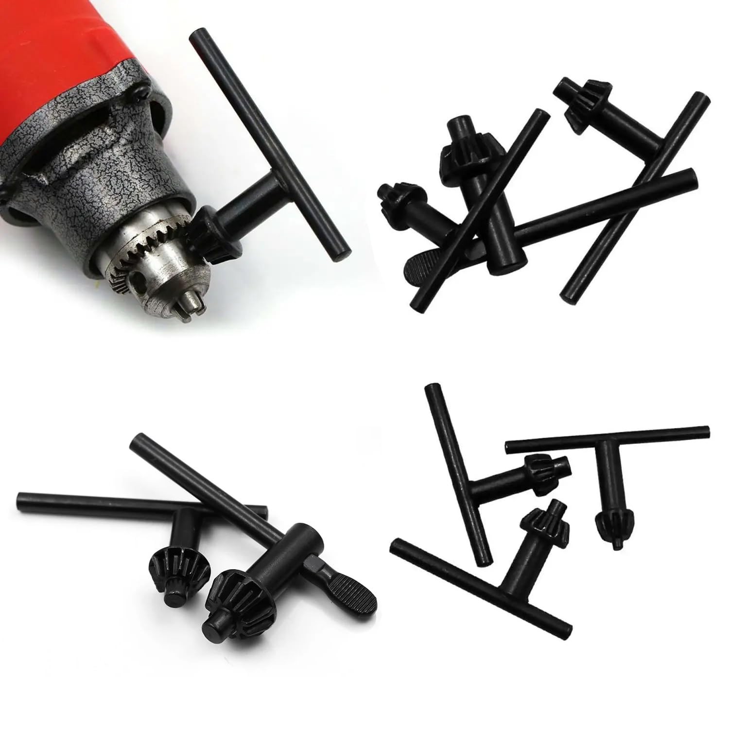 7 Pack Drill Chuck Key Set 1/4" 3/8" 1/2" 5/8" 3/4" 5/32'' 6 Sizes Clamping P...