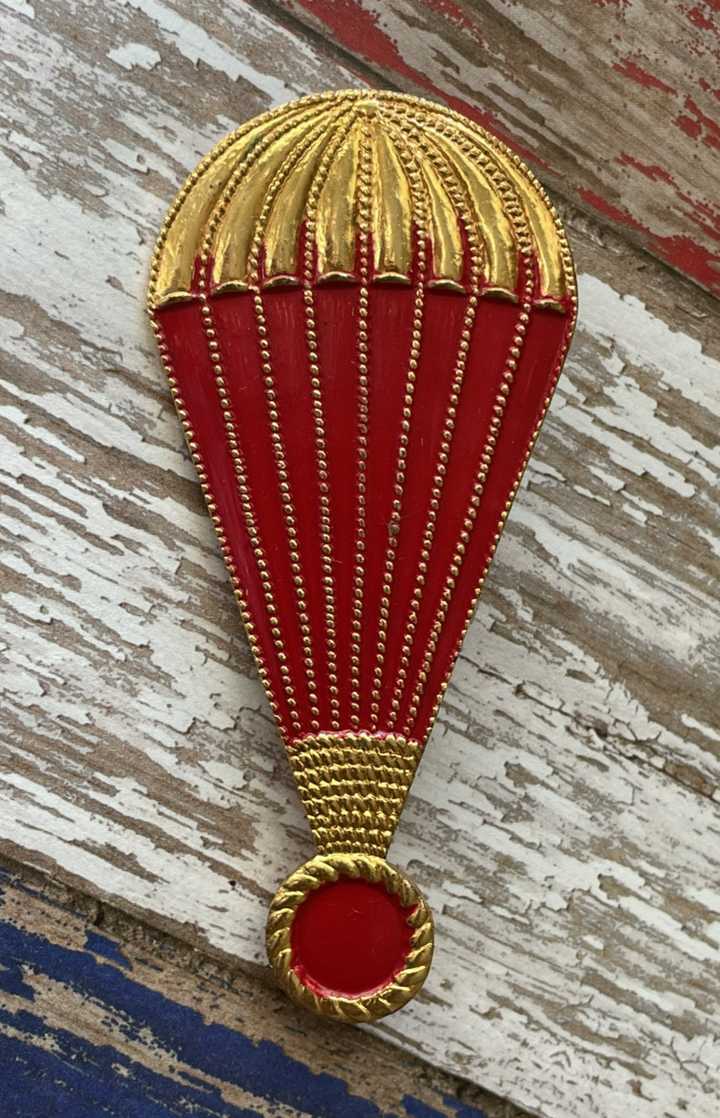 RARE Italian Parachutist Instructor Badge Jump Wing Airborne Parachute 1947-1963