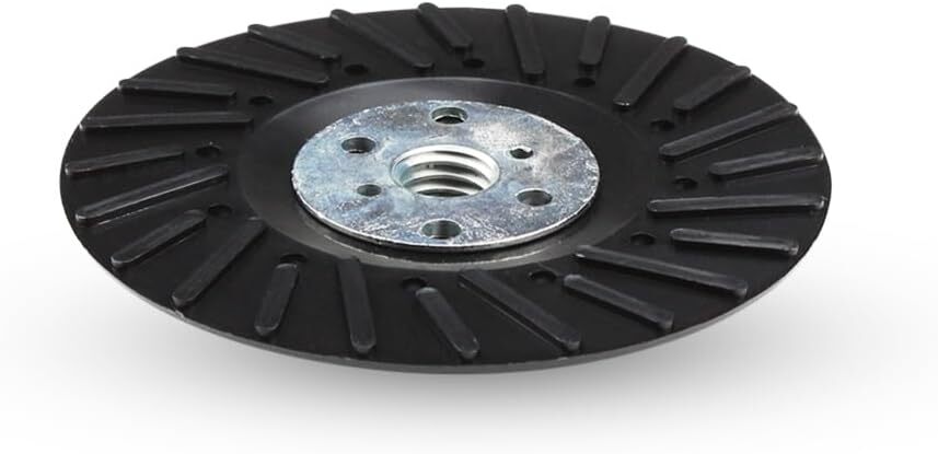1 Pack - 4-1/2" x 5/8"-11 Resin Fiber Disc Backing Pad with Lock Nut for Grinder