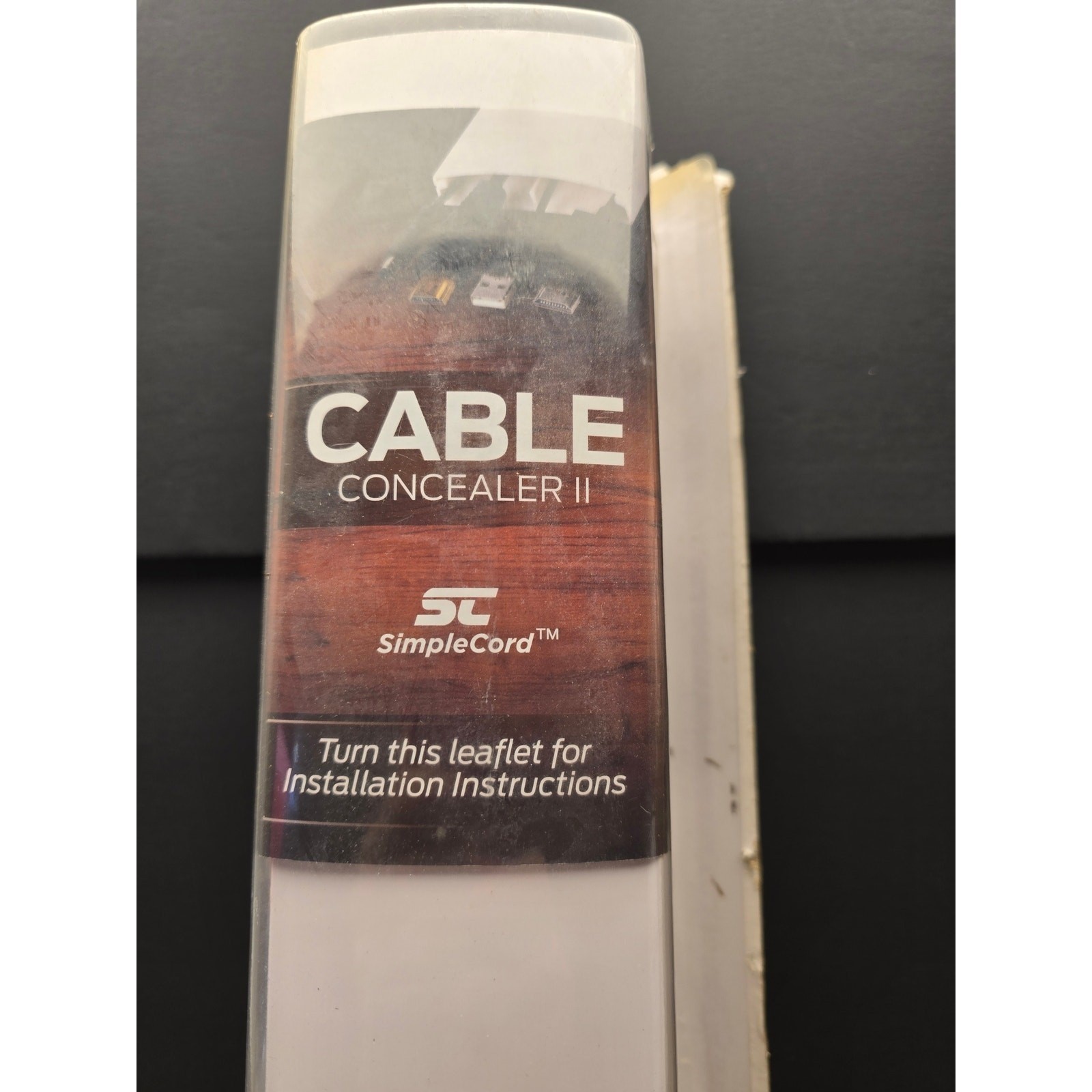 SimpleCord Cable Concealer II White Kit New Unopened Box