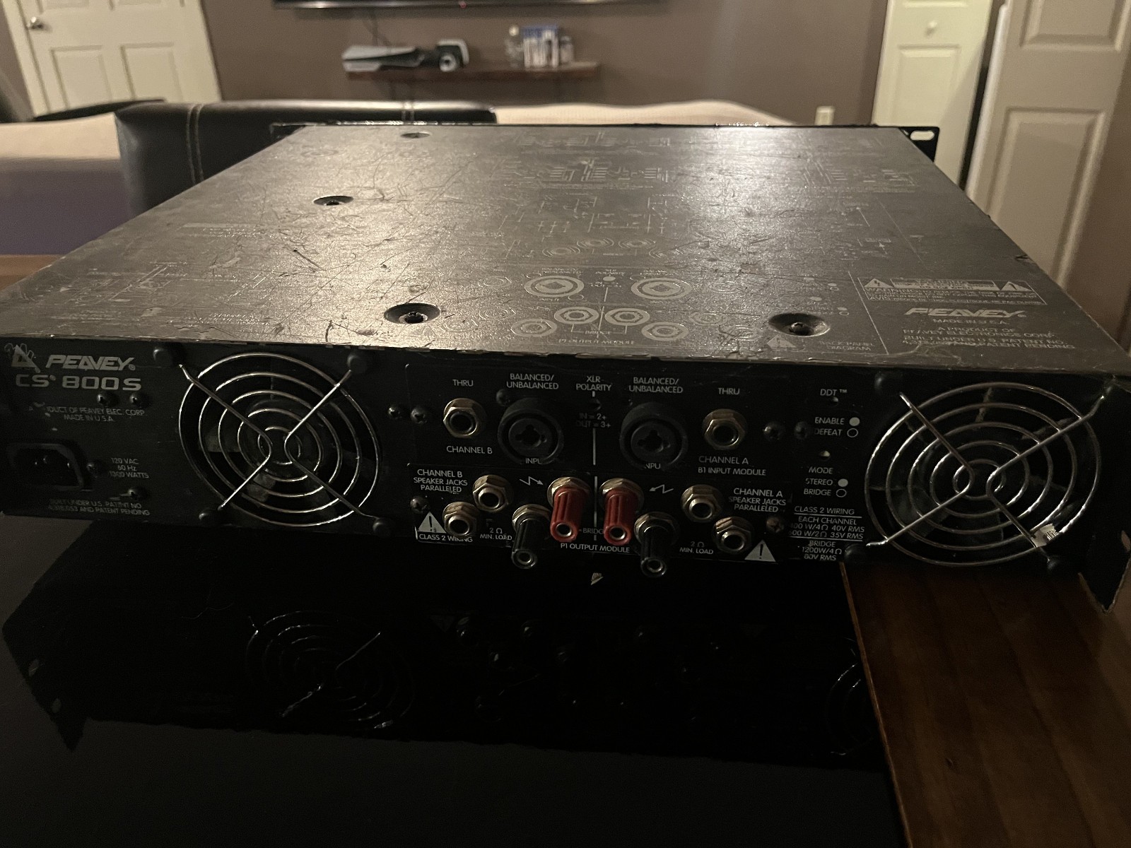 PEAVEY CS800S rack gear power amplifier