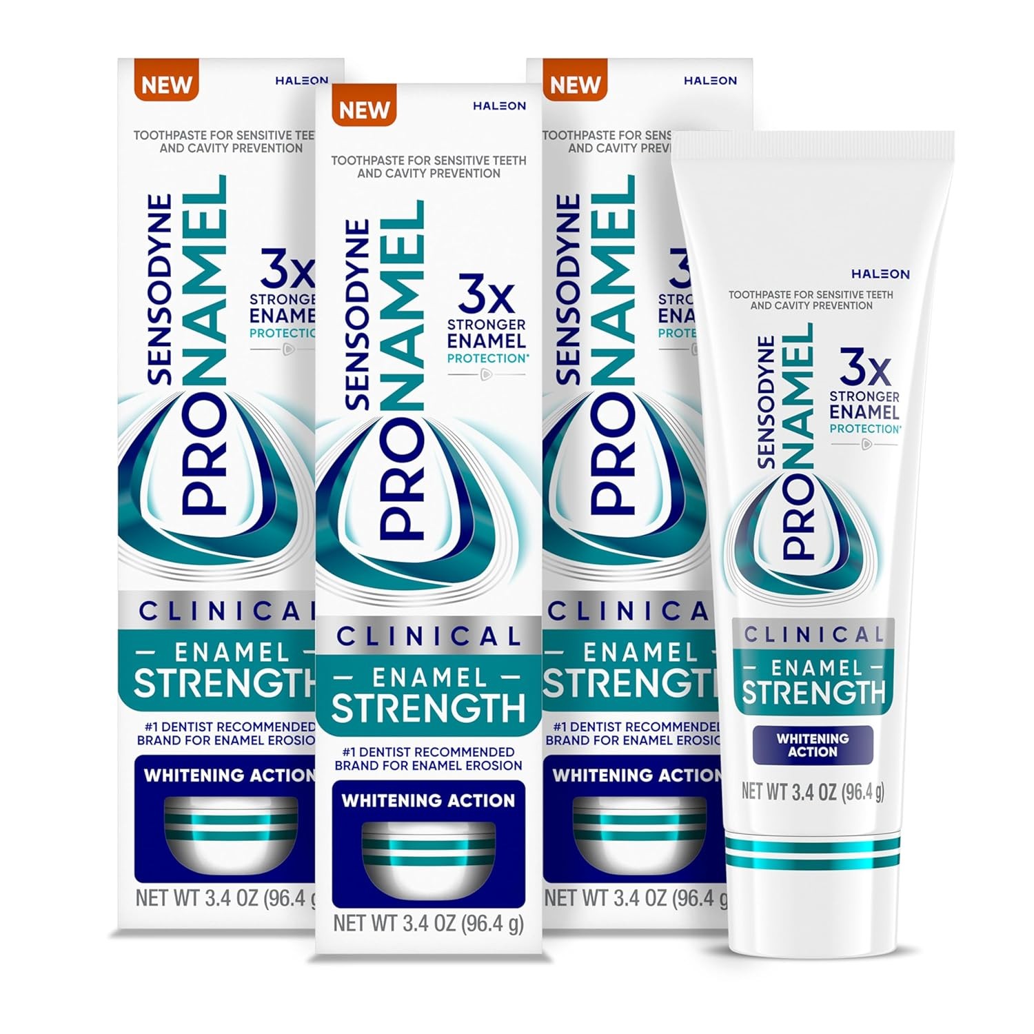 Enamel Strengthening Toothpaste Whitening Sensitive Teeth 3 Pack