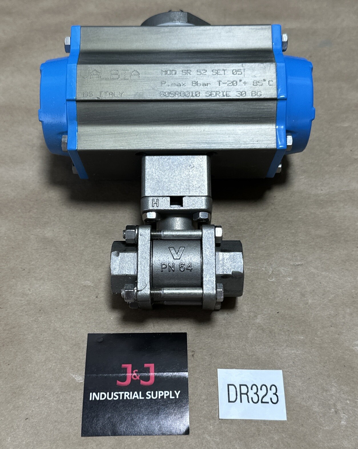 NEW OPEN BOX VALBIA Model SR 52 Set 05 80SR0010 Serie 30BG Pmax= 8Bar + WARRANTY