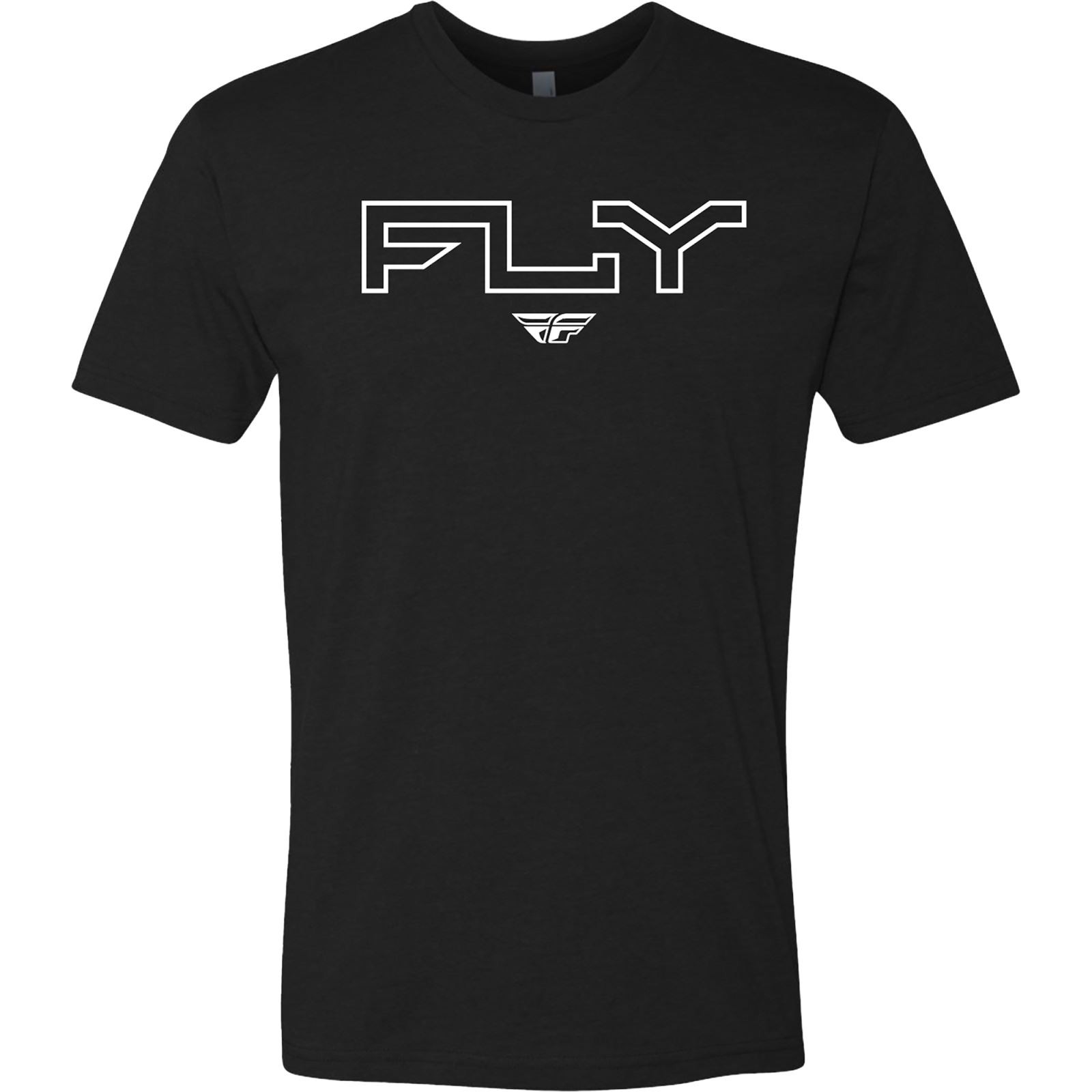 Fly Racing Fly Edge Youth Tee - Black - Small 354-0308YS