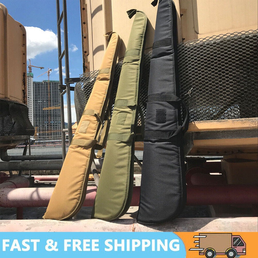 52inch Rifle Case Soft Bag Tactical Gun Storage Carry Padded Hunting Backpack