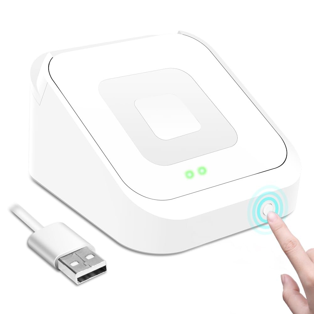 Dock Compatible with Square Reader 2nd Generation, USB Docking Station, White