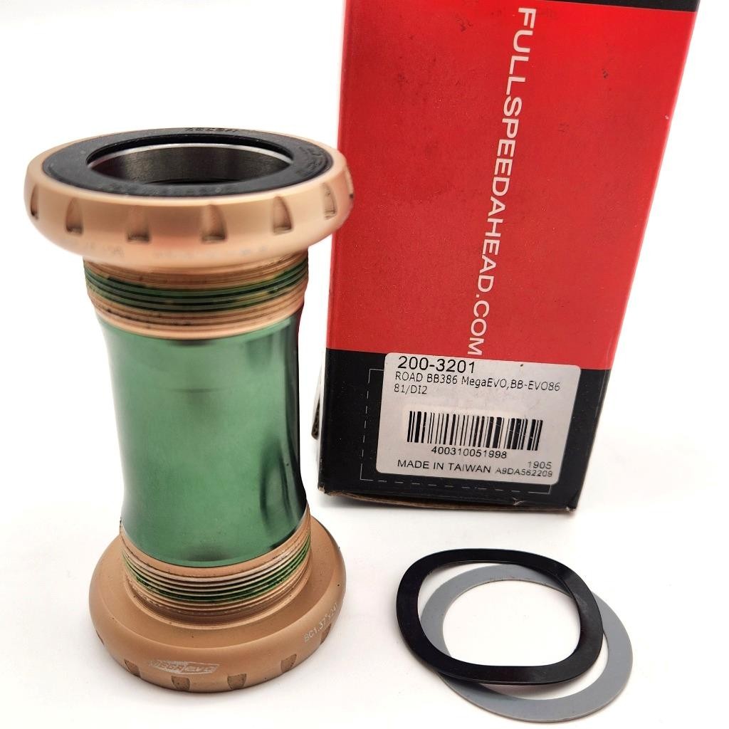 Full Speed Ahead MegaEVO Steel 68mm English Bottom Bracket for 386 EVO Cranks