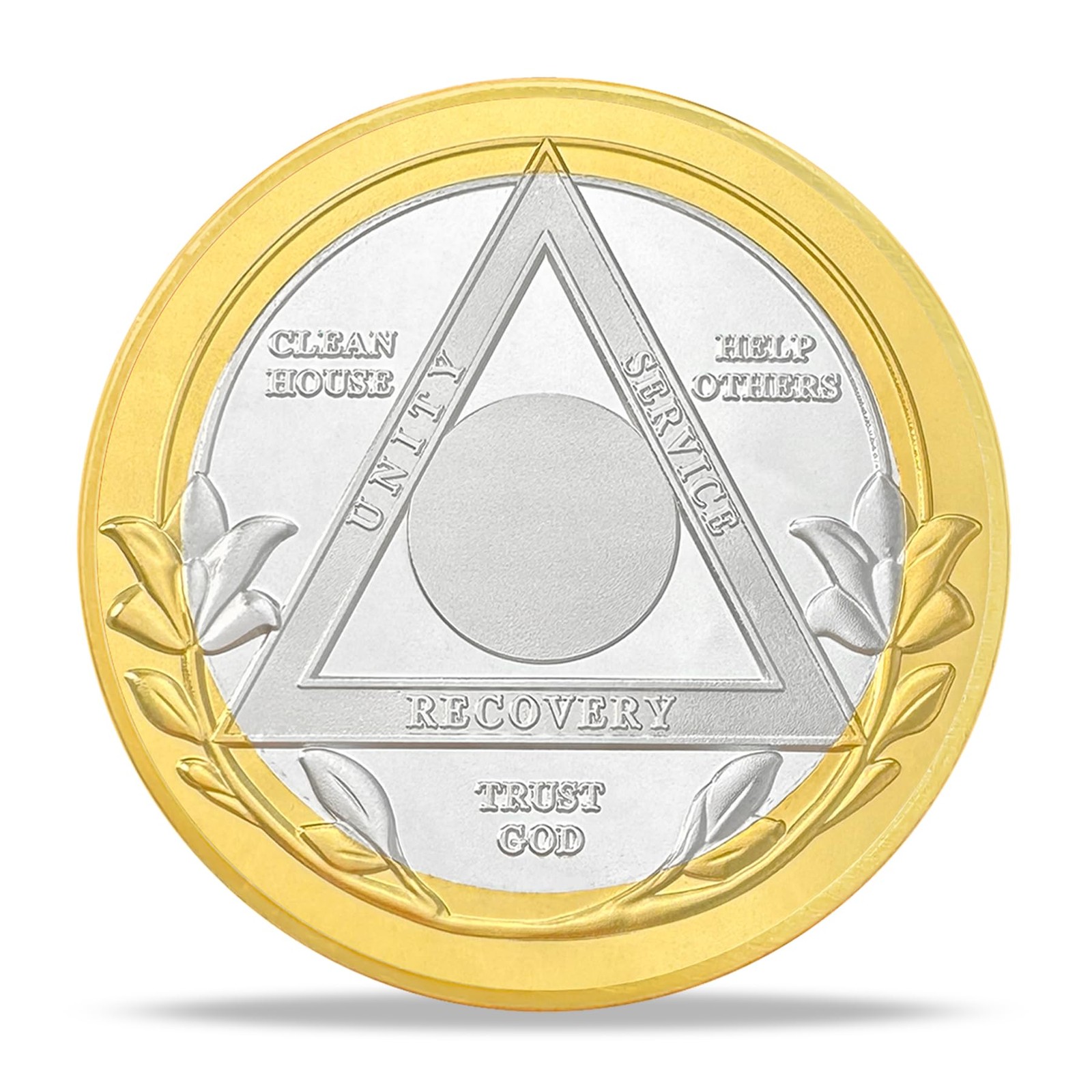 Golden Floral Triangle Triangle,