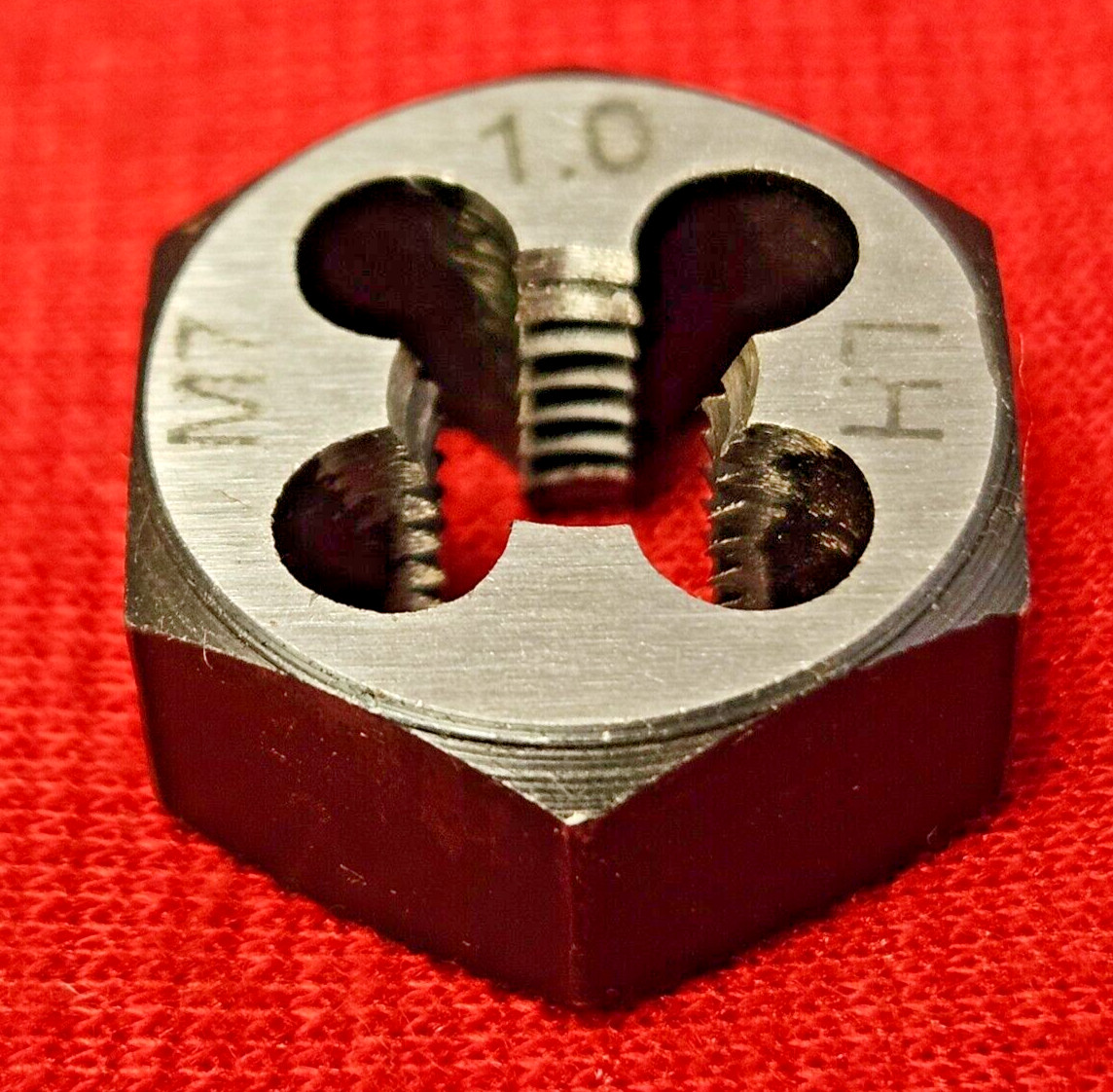 Alfa M7 X 1.0 7MM LEFT HAND x .62" Hex Rethread Die MHD70758L CS LH Metric