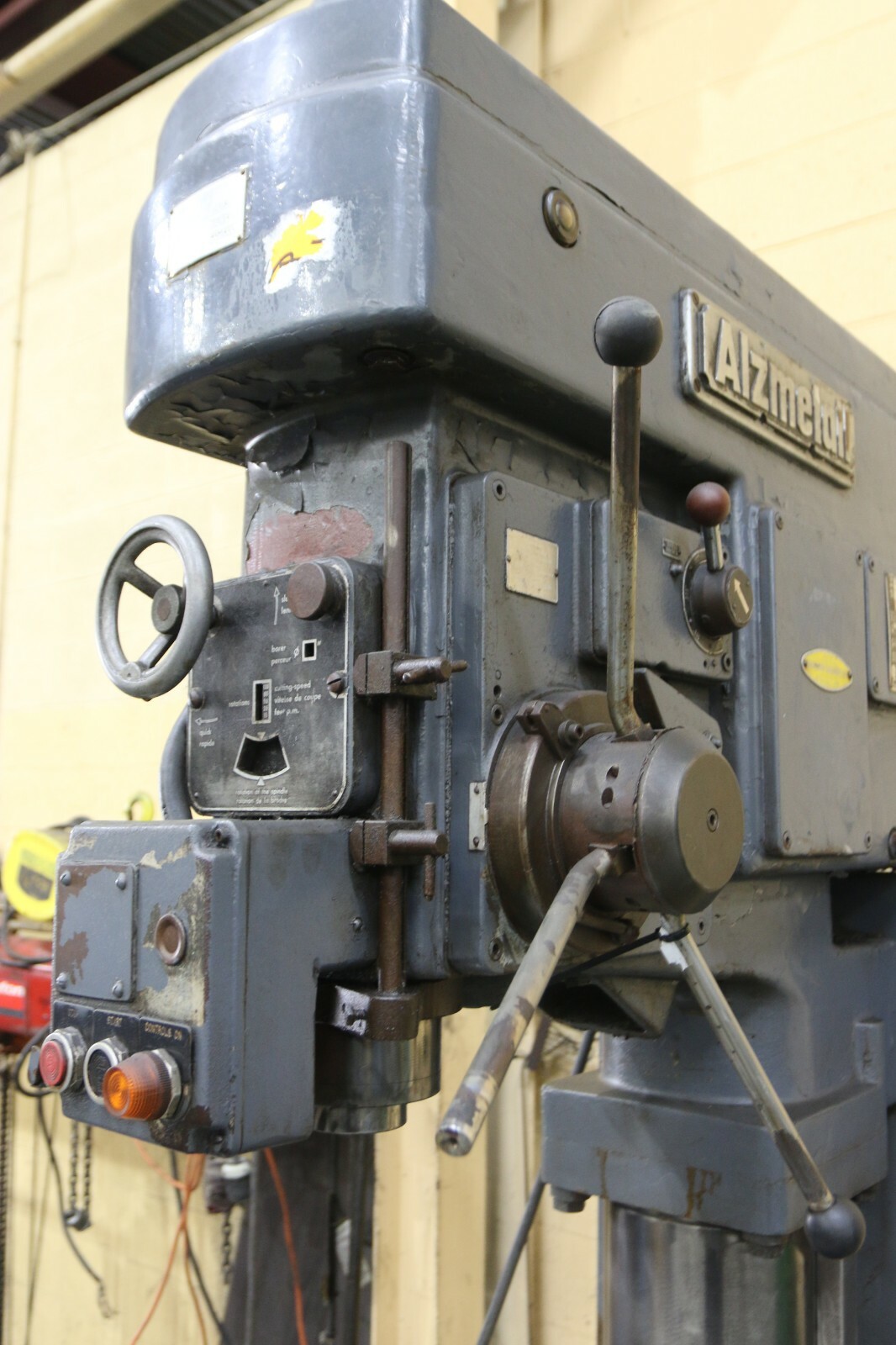 30" ALZMETAL MODEL #A2-E SINGLE SPINDLE DRILL: YODER #71200