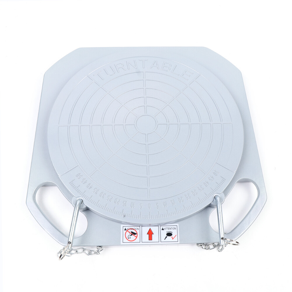 2pcs 5 Ton Front End Wheel Alignment Turntable Plate 360?? Rotating Plate Table