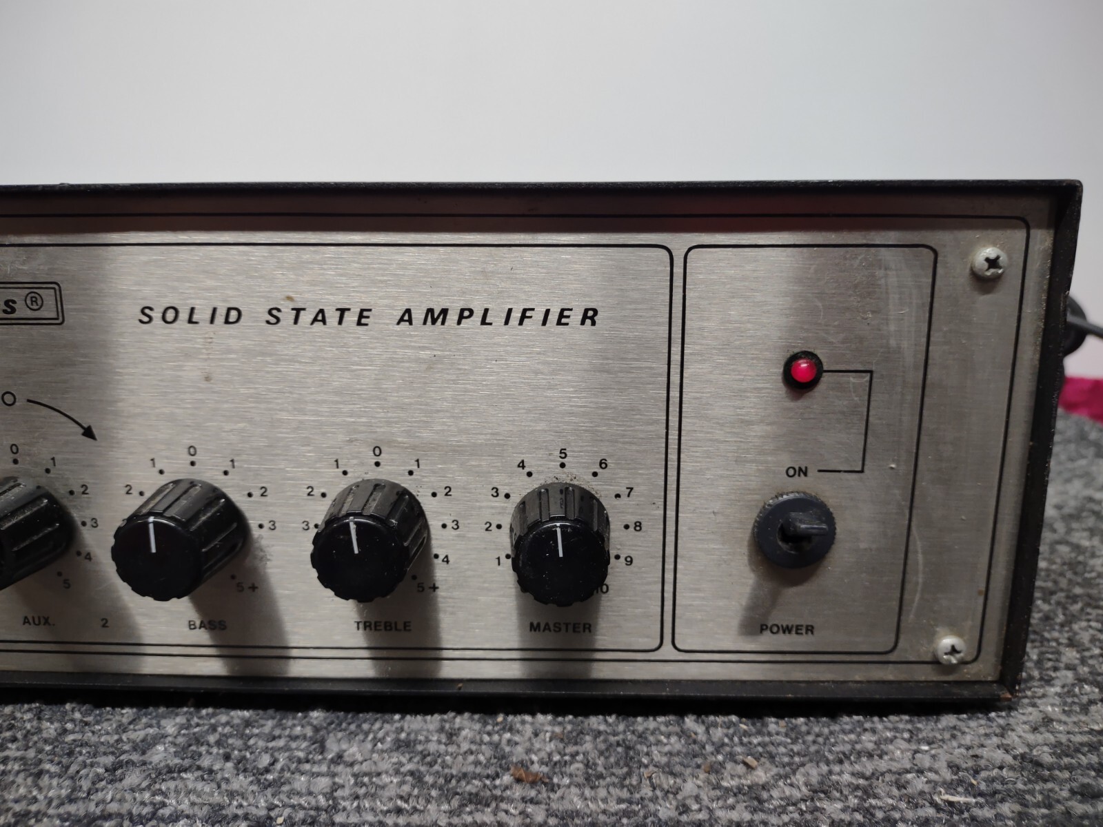 vintage Rare Paso tr Series Model TR-75 Solid State Amplifier - Tested