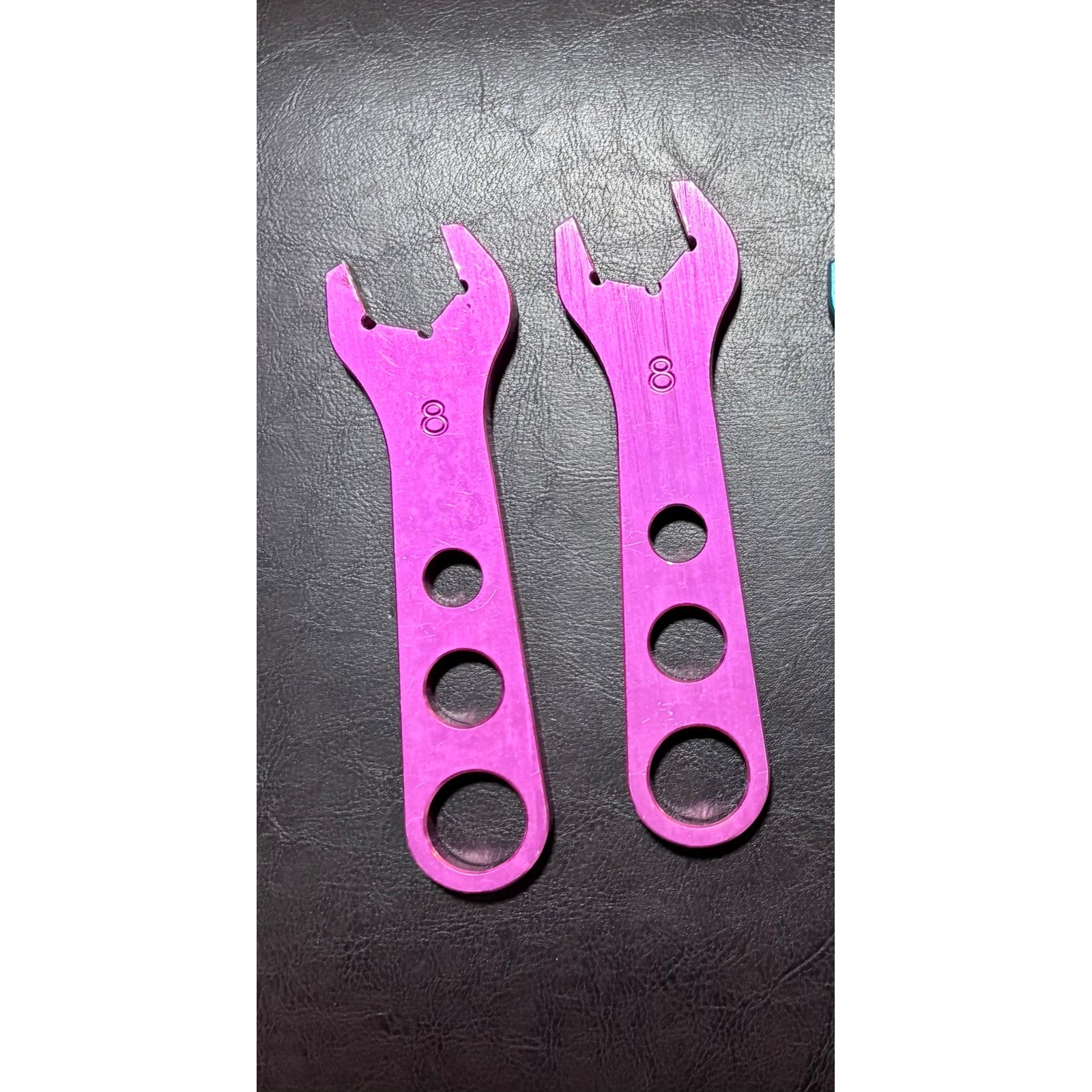 Purple Anodized Aluminum AN-8 Wrench Set for AN Fittings 8AN Automotive Tools