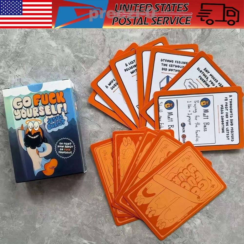 Go Fuc* Yourself The Adult Go Fish Game You've Always Wanted Hilarious Card Game