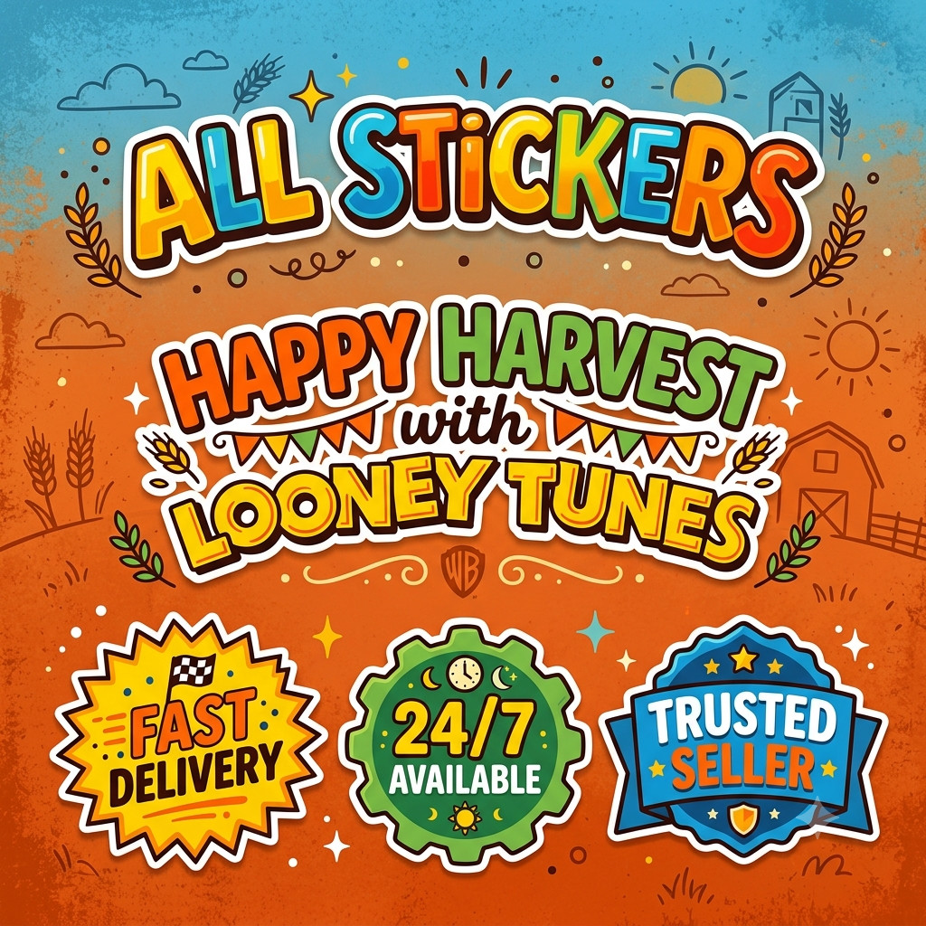 ⭐MONOPOLY STICKERS GO⭐HAPPY HARVEST GO⭐ 1-2-3-4-5-6 ⭐
