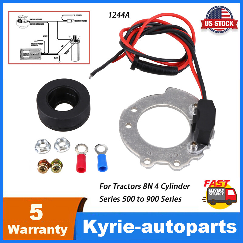 Electronic Ignition Conversion Kit For Ford Tractors 8N 4 cyl Series 500 to 900